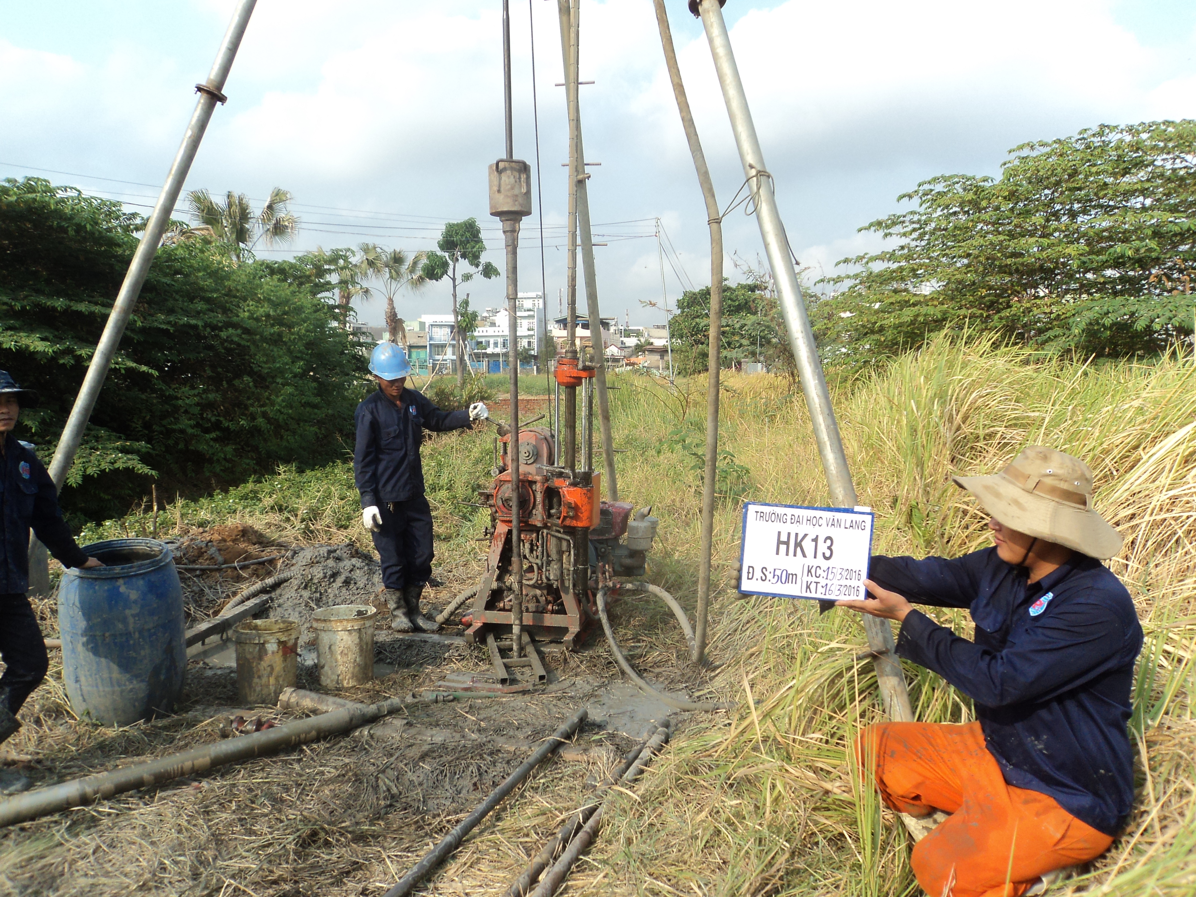 Trường Đại Học Dân Lập Văn Lang - Khảo sát địa chất GĐ2