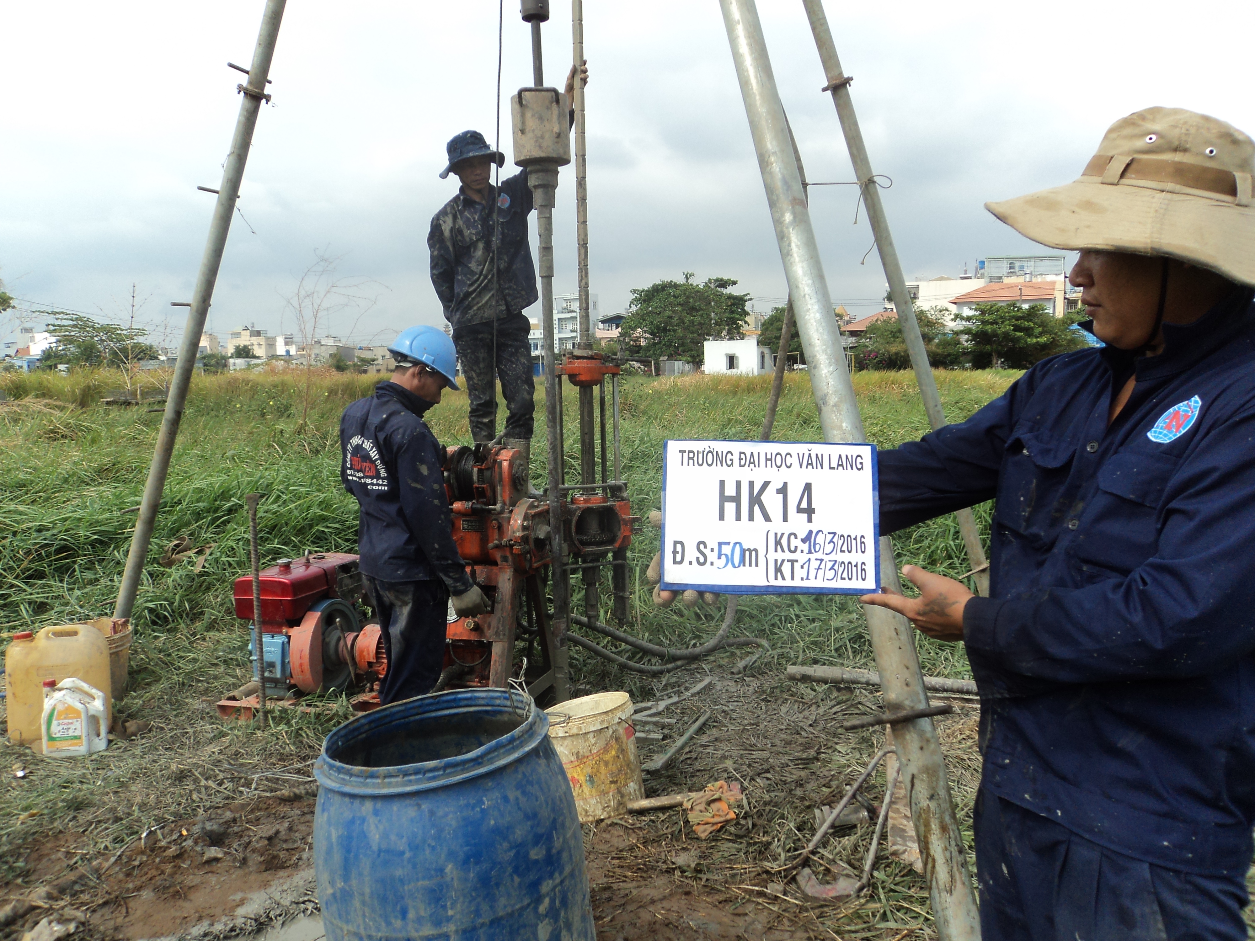 Trường Đại Học Dân Lập Văn Lang - Khảo sát địa chất GĐ2