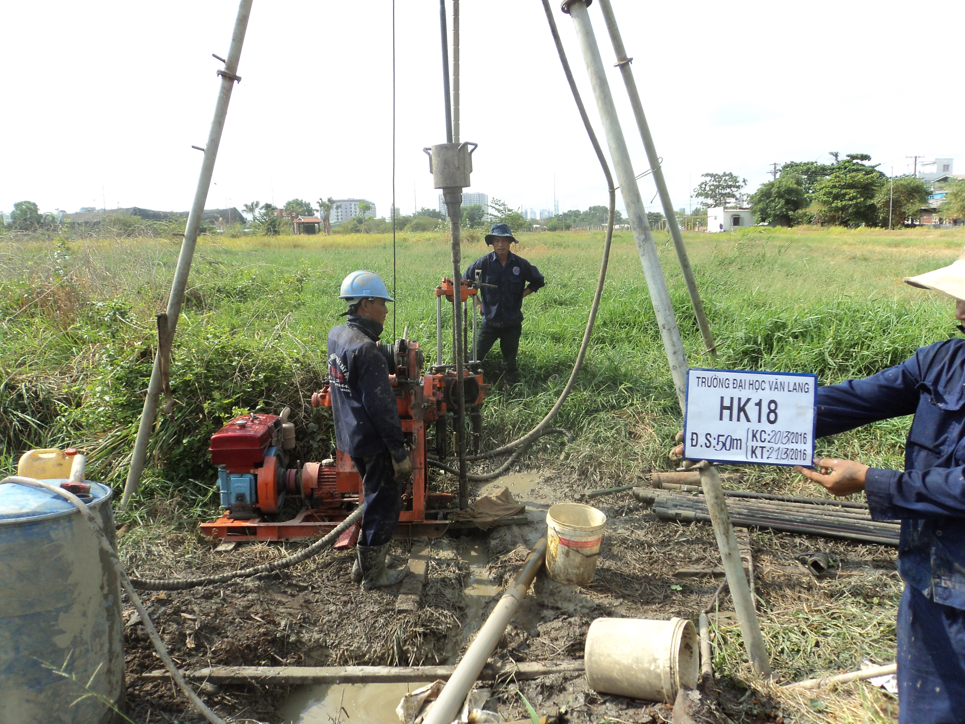 Trường Đại Học Dân Lập Văn Lang - Khảo sát địa chất GĐ2