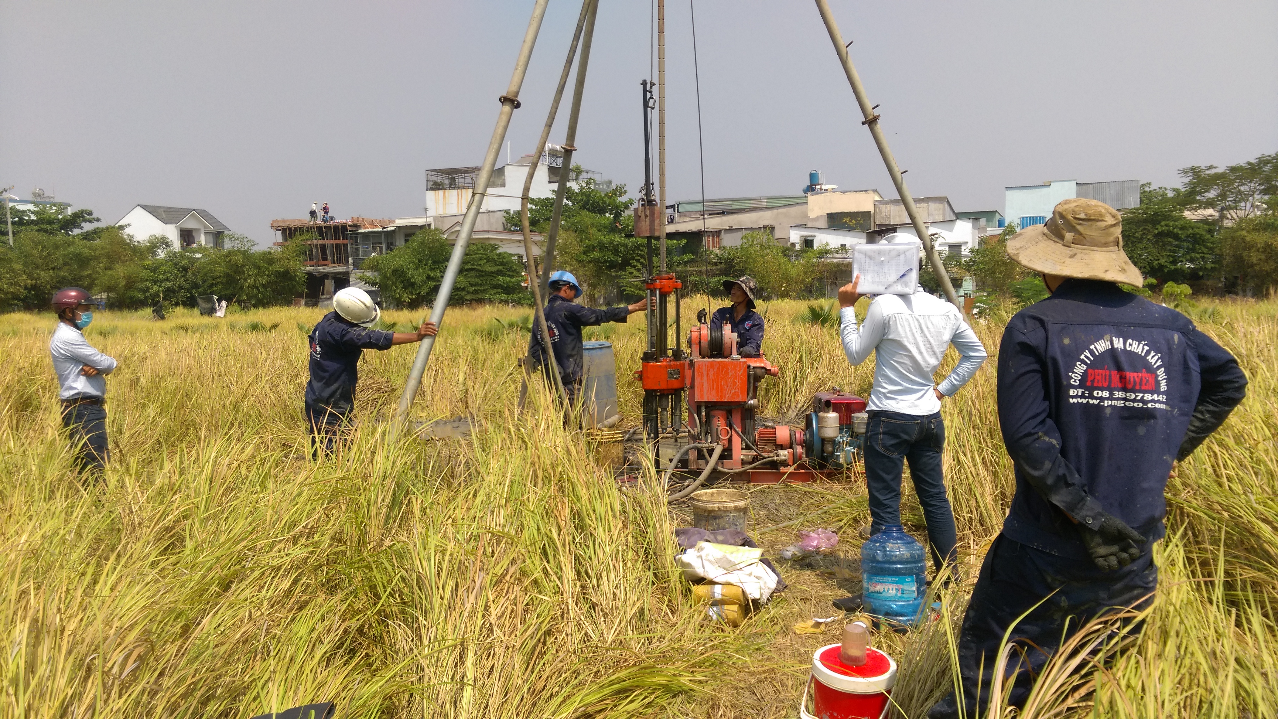 Trường Đại Học Dân Lập Văn Lang - Khảo sát địa chất GĐ2