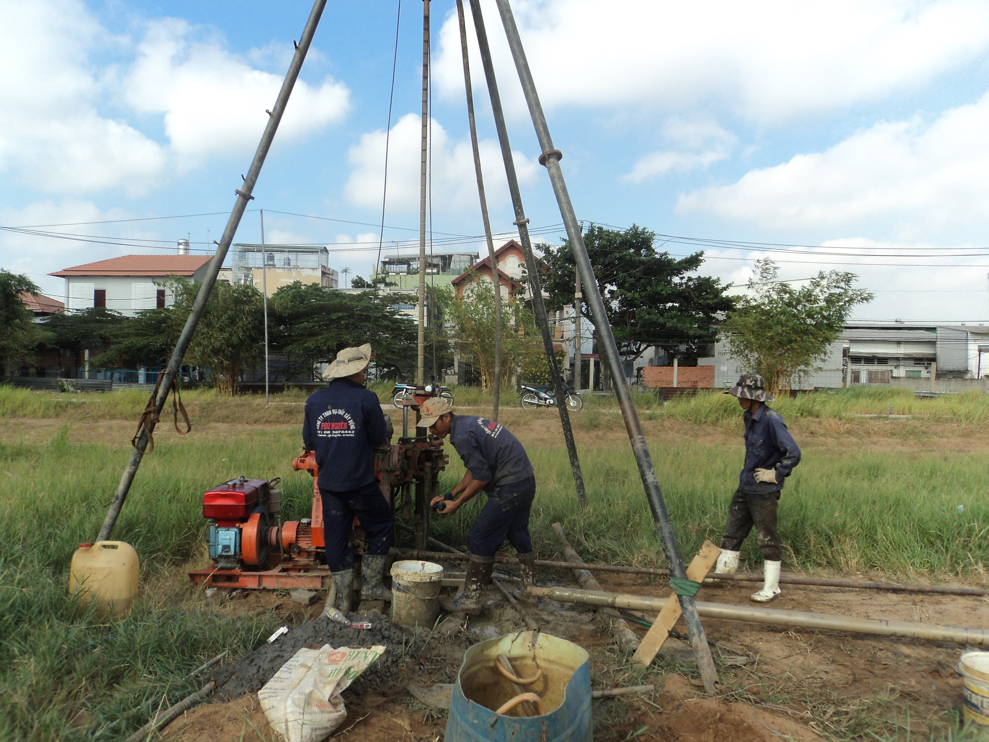 Trường Đại Học Dân Lập Văn Lang - Khảo sát địa chất GĐ2