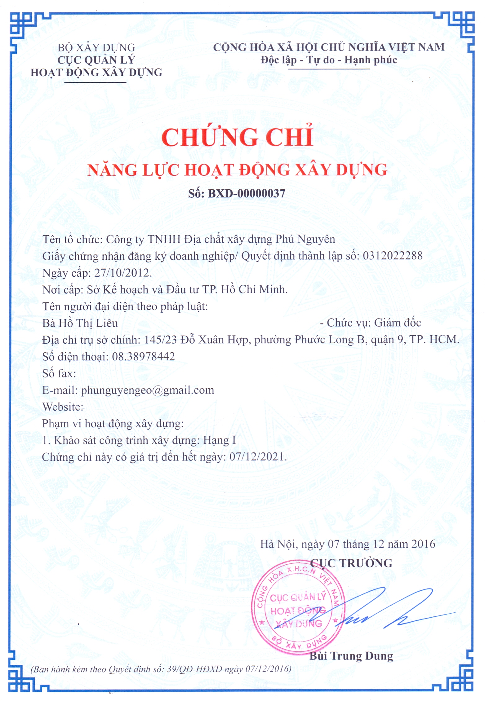 Chung chi nang luc khao sat xay dung PNgeo