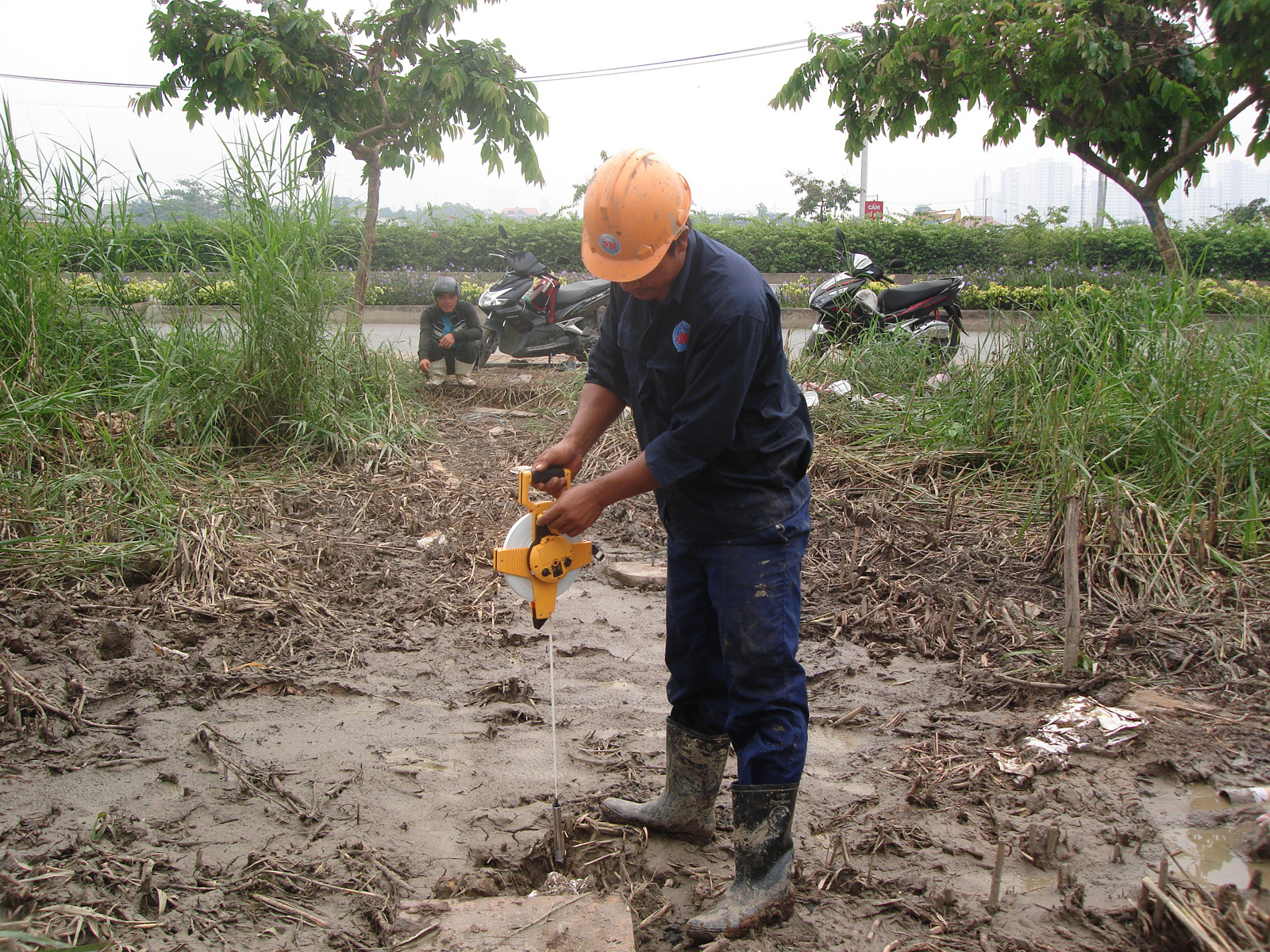 Khu dan cu phuc hop Thu Thiem - Quan trac nuoc ngam